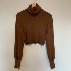 Aritzia Wilfred Rebecca Turtleneck  Size: M                Colour: Brown